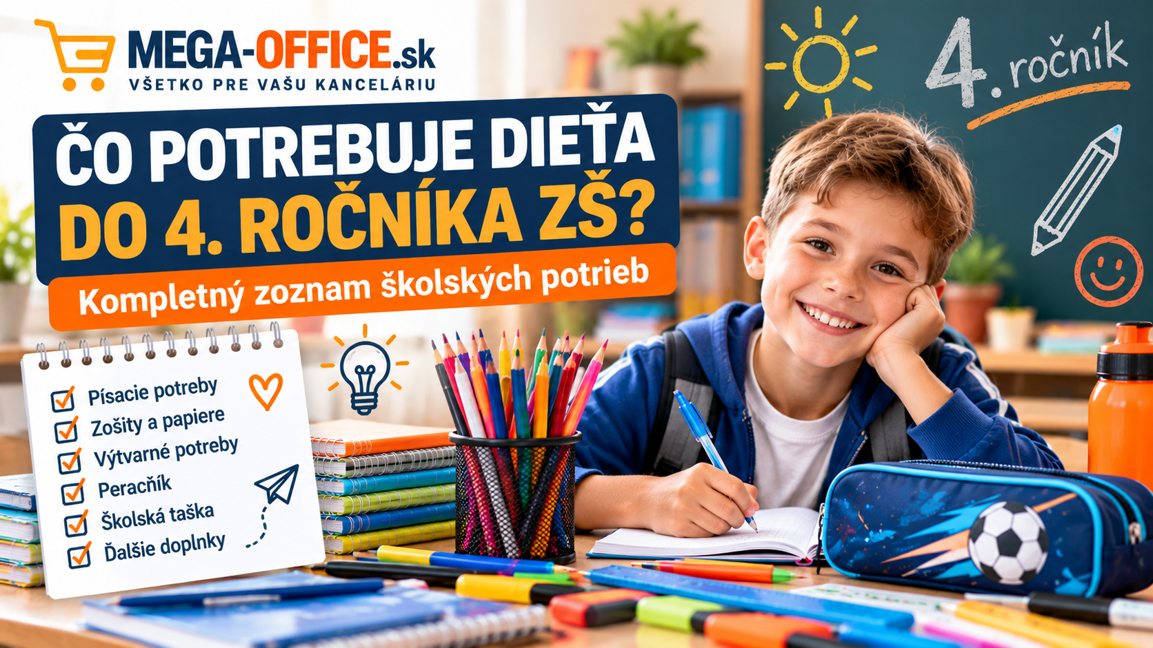 Čo potrebuje dieťa do 4. ročníka ZŠ?