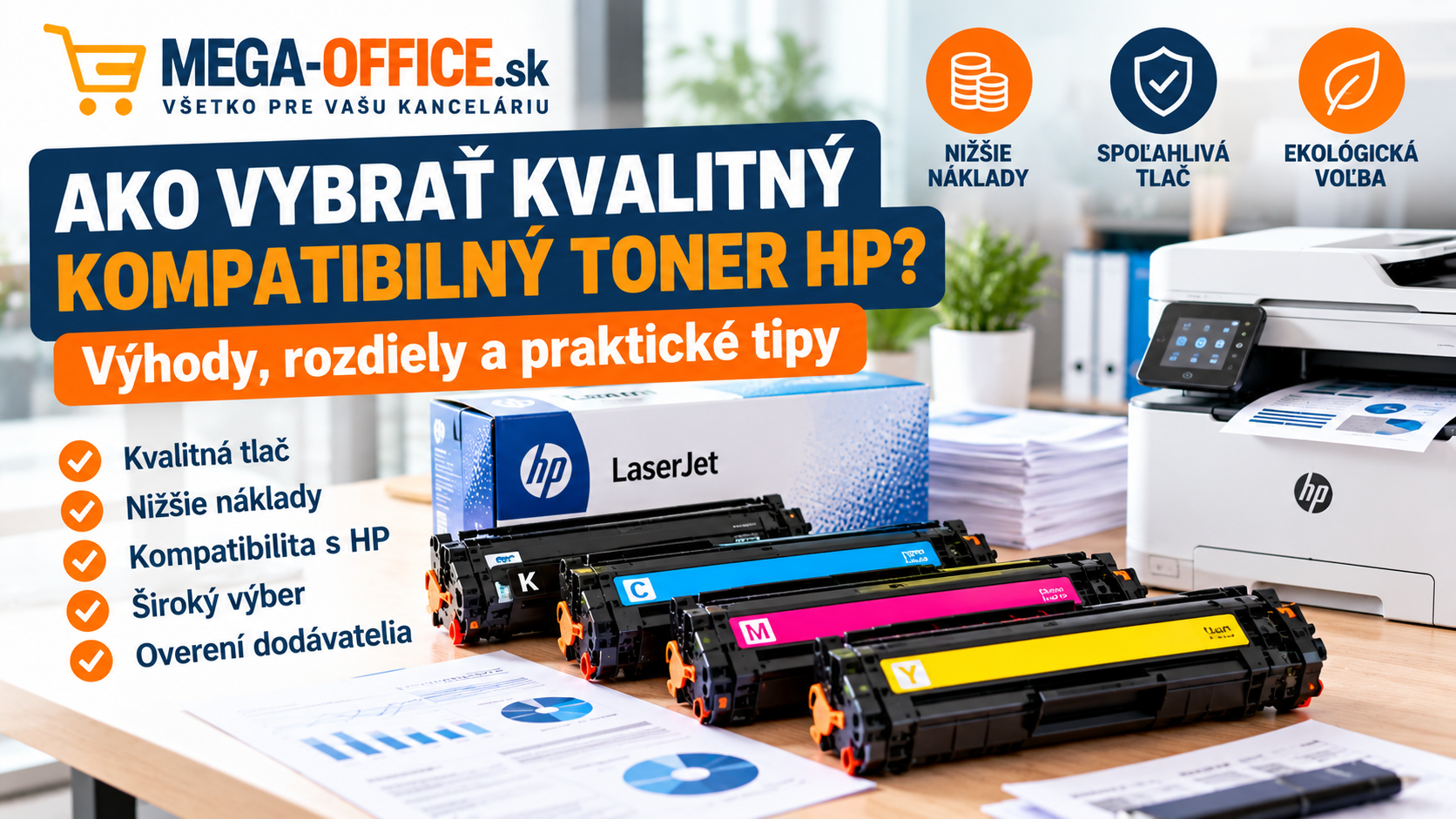 Ako vybrať kvalitný kompatibilný toner HP?
